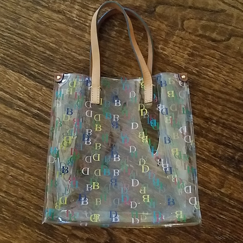 Dooney Bourke clear IT small shopper bag/tote